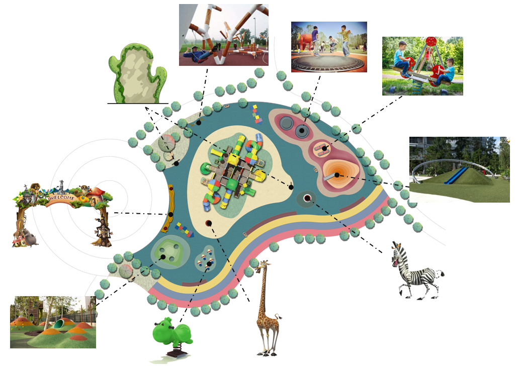 主题公园设计：韶关马达加斯加儿童乐园